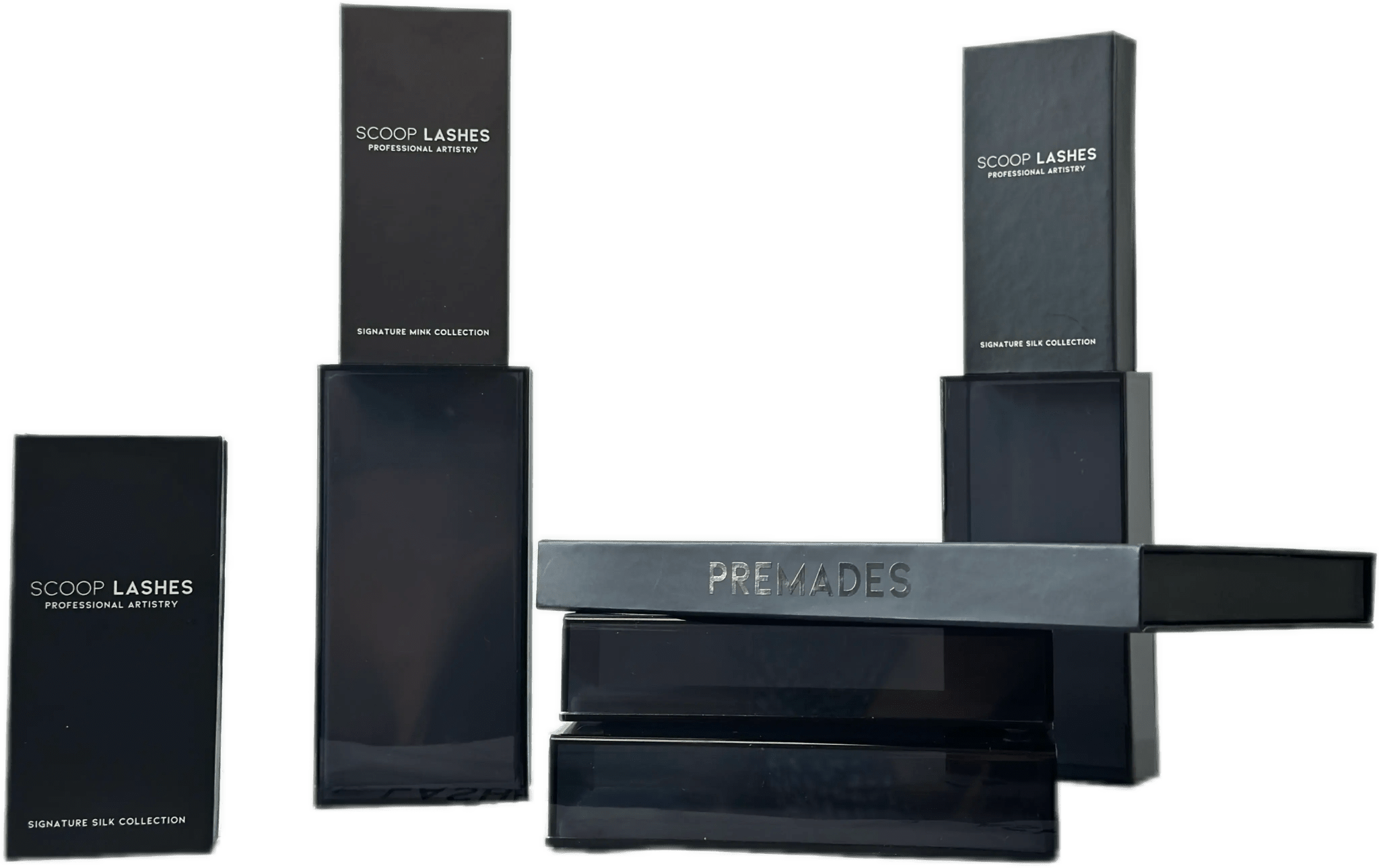 MIX - Premades XL Box - 7mm - 14mm - SCOOP LASH