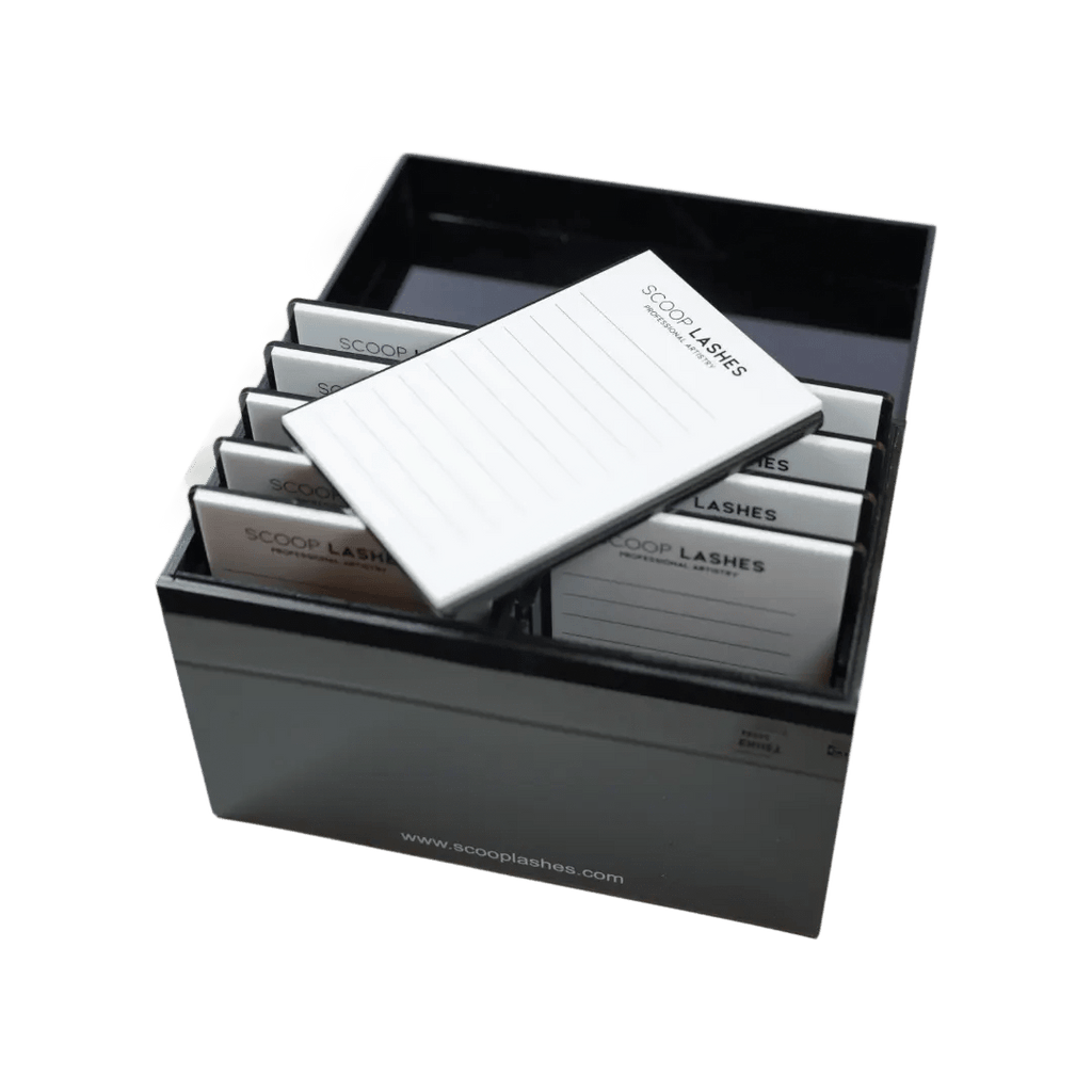 Vippe opbevaring akryl box - SCOOP LASH